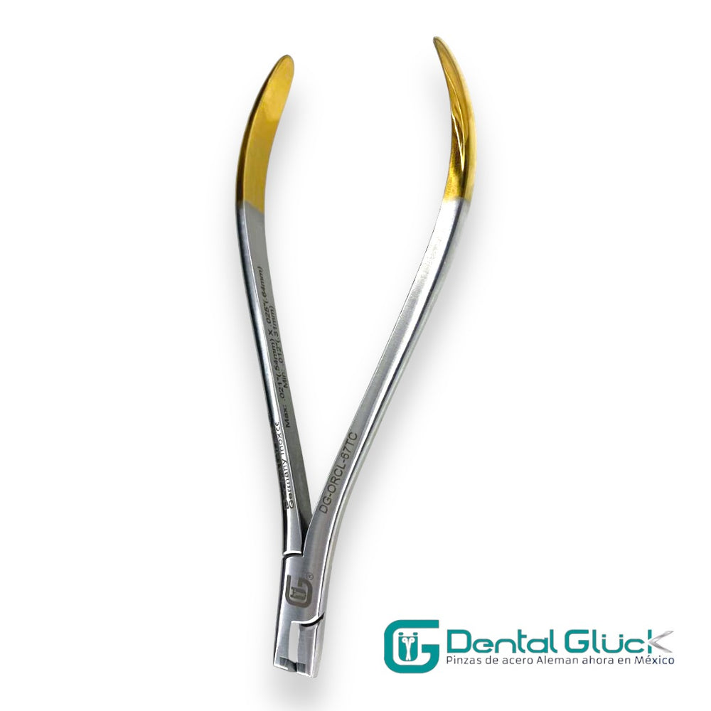 PINZA CORTE DISTAL MANGO DORADO