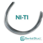 Arco NI-TI Redondo (Bolsa Blanca)  Arcada: Superior (upper) e Inferior (lower) 1 paq/10 piezas.  Material: Níquel-Titanio/Nitinol.  Uso: Ortodoncia, Dental, Odontología.
