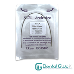 Arco TMA Cuadrado  Material: Titanio Molibdeno /Beta Titanium grado dureza media, entre el Ni-Ti y Acero (S.S.)  Uso: Ortodoncia, Dental, Odontología.